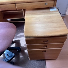 学習机と椅子の画像