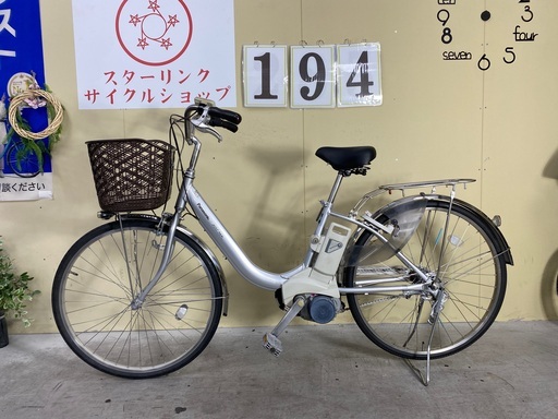 パナソニック 電動アシスト自転車 26インチ 中古車 194丁寧に整備済パナソニック電動アシスト自転車26インチ中古車