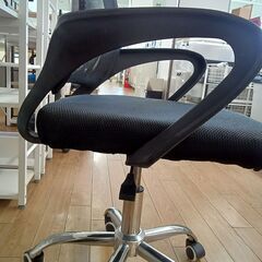 ★リユースのサカイつくば店★TK7407  ワークチェア ブラック H92×D57×W53 クリーニング済みの画像