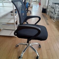 ★リユースのサカイつくば店★TK7407  ワークチェア ブラック H92×D57×W53 クリーニング済みの画像