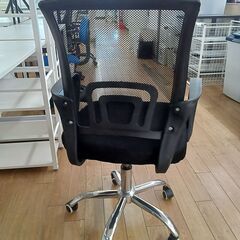 ★リユースのサカイつくば店★TK7407  ワークチェア ブラック H92×D57×W53 クリーニング済みの画像