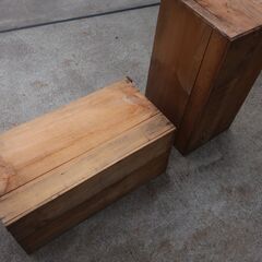 リンゴ箱２個無料ですの画像