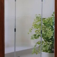 【簡単組立】新品　ステンレス多機能物干しスタンド（高さ調整自在）衣服整理に最適♪の画像