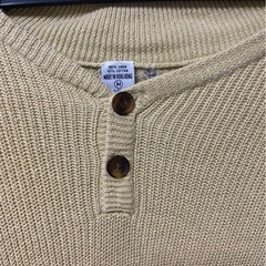 Vintage knit セーター ベージュの画像