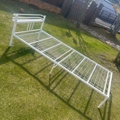 パイプベッド　白　の画像