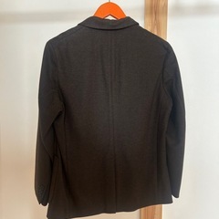 ユニクロ　コンフォートジャケット　ウールライク　ダークブラウン　新品タグ付きの画像