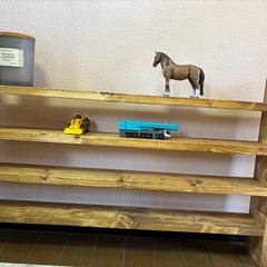 ☆新品未使用☆トミカ棚80台前後収納　アクセサリー類の什器の画像