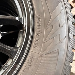 美品　ホイール付きスタッドレスタイヤの画像