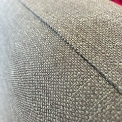 ☆値下げ☆M2511-382 2人掛け ソファ ブラウン ファブリック キズ汚れ有りの画像