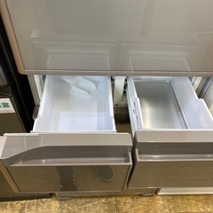 ⭐️大容量⭐️2017年製 HITACHI 401L冷蔵庫 R-S400G 真空チルド 自動製氷 スリムタイプ No.7715 KEの画像