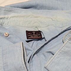 ▼LEVI STRAUSS ダンガリーシャツ（ブルー）▼古着の画像