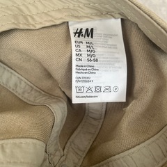 H&M キャップ
の画像