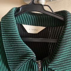 jieda RIPPLE OVER ZIP JACKET 特殊素材の画像