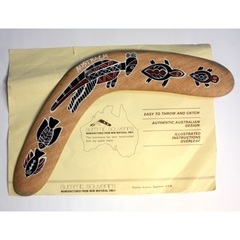 ブーメラン　木製　オーストラリアの画像