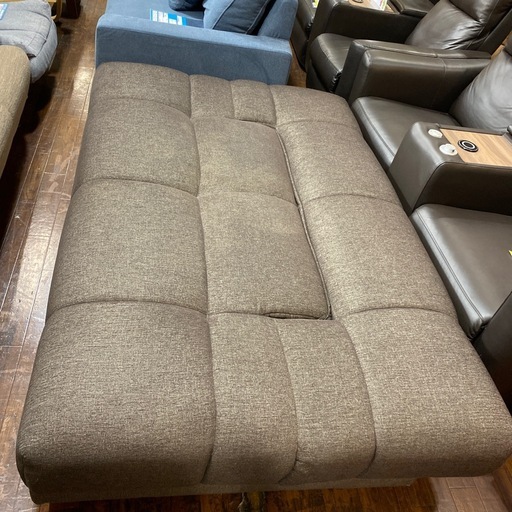 12/1値下げしました⭐️美品⭐️NITORI 3Pソファベッド（クラウド） リクライニング ポケットコイル ファブリック セミダブル