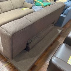 ⭐️美品⭐️NITORI 3Pソファベッド（クラウド） リクライニング ポケットコイル ファブリック セミダブルサイズ No.2695　KEの画像