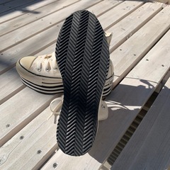 コンバース厚底　22㎝の画像