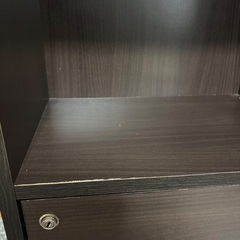 鍵付きカラーボックス (使用感あり)の画像