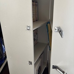  【引取限定】手作り 金庫/記憶コレクション収納ボックス（鍵付き／キャスター付き）100円の画像