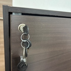 鍵付きカラーボックス (使用感あり)の画像