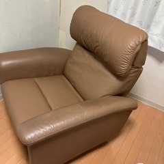 難あり:電動リクライニングチェア・リクライニングソファ1人掛けの画像