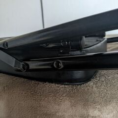 ロータイプ椅子　ミニパイプチェア 黒　幅34×奥行33×高さ53cm　の画像