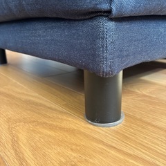 2人かけソファ、オットマンのセットの画像