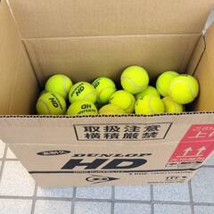 中古テニスボール60個＋α 譲りますの画像