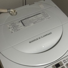 洗濯機 シャープ ES-G60UC 6kgの画像