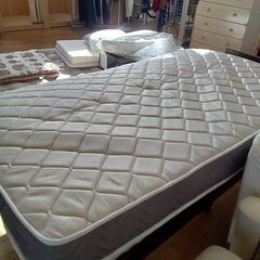 ★リユースのサカイつくば店★TK7413 ニトリ セミダブルマットレス ベージュ H22×D190×W116 クリーニング済みの画像
