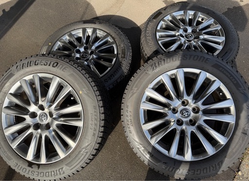 18インチアルミホイール＋ブリザック DM-V3（225/60R18）4本セット／P1803・残溝良好／スタッドレス✳︎価格交渉可
