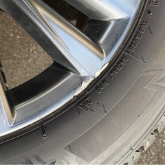 18インチアルミホイール＋ブリザック DM-V3（225/60R18）4本セット／P1803・残溝良好／スタッドレス✳︎価格交渉可
の画像