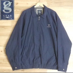 アメリカ古着　GEAR　XL　刺繍　日本地図　ジャンパー　ブルゾンの画像