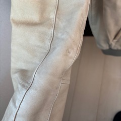 レザージャケット　ブルゾン　牛革　shama  の画像