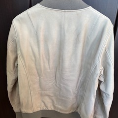 レザージャケット　ブルゾン　牛革　shama  の画像