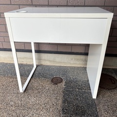 イケア MICKE ミッケ デスク, ホワイト学習机の画像