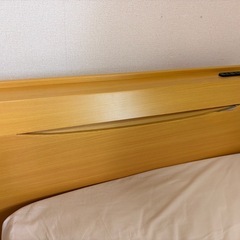 シングルベット　　マットレス付きの画像