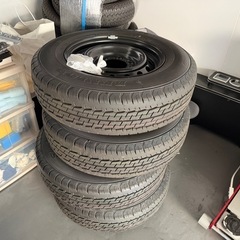 ハイエース 純正タイヤホイール 4本セット 195/80/R15の画像