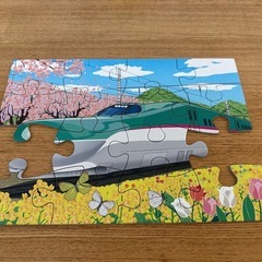 KUMON パズル　新幹線4箱セットの画像