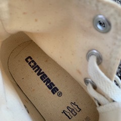 コンバース厚底　22㎝の画像