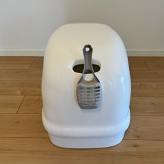 猫 ニャンとも清潔トイレ  ドームタイプ 1ヶ月半使用の画像