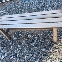 アルミ製ベンチ 120cmの画像
