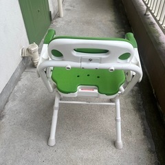 安寿シャワーチェア緑色の画像