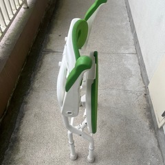 安寿シャワーチェア緑色の画像