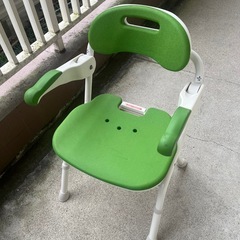 安寿シャワーチェア緑色の画像