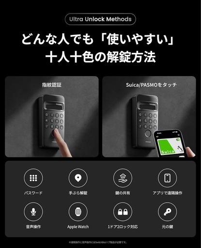 Switchbot  ロックultra 顔認証セット