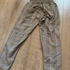 チェック柄パンツ　の画像