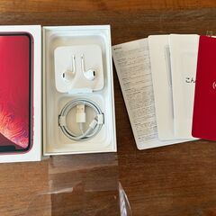 iPhone XR (PRODUCT) RED 64GB SIMフリー　下取り価格でお譲りします。の画像