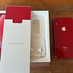 iPhone XR (PRODUCT) RED 64GB SIMフリー　下取り価格でお譲りします。の画像