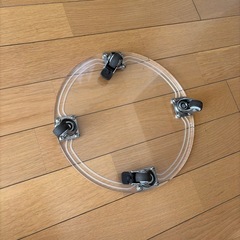 植物台　クリア　キャスター　移動　　の画像